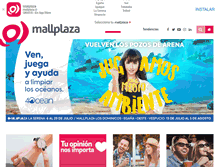 Tablet Screenshot of mallplaza.cl